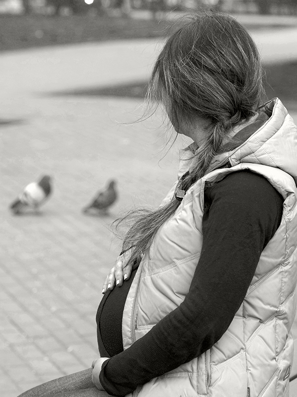 photo "Spring" tags: black&white, portrait, spring, woman