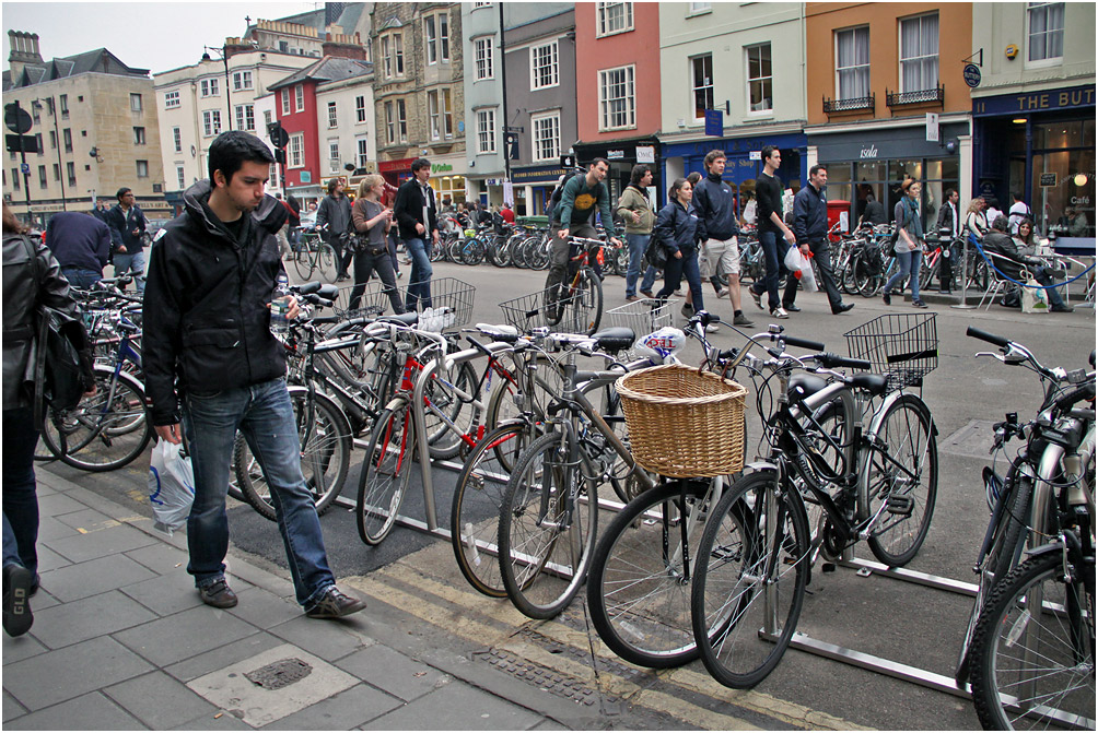 фото "В городе велосипедов и студентов." метки: стрит-фото, город, Оксфорд
