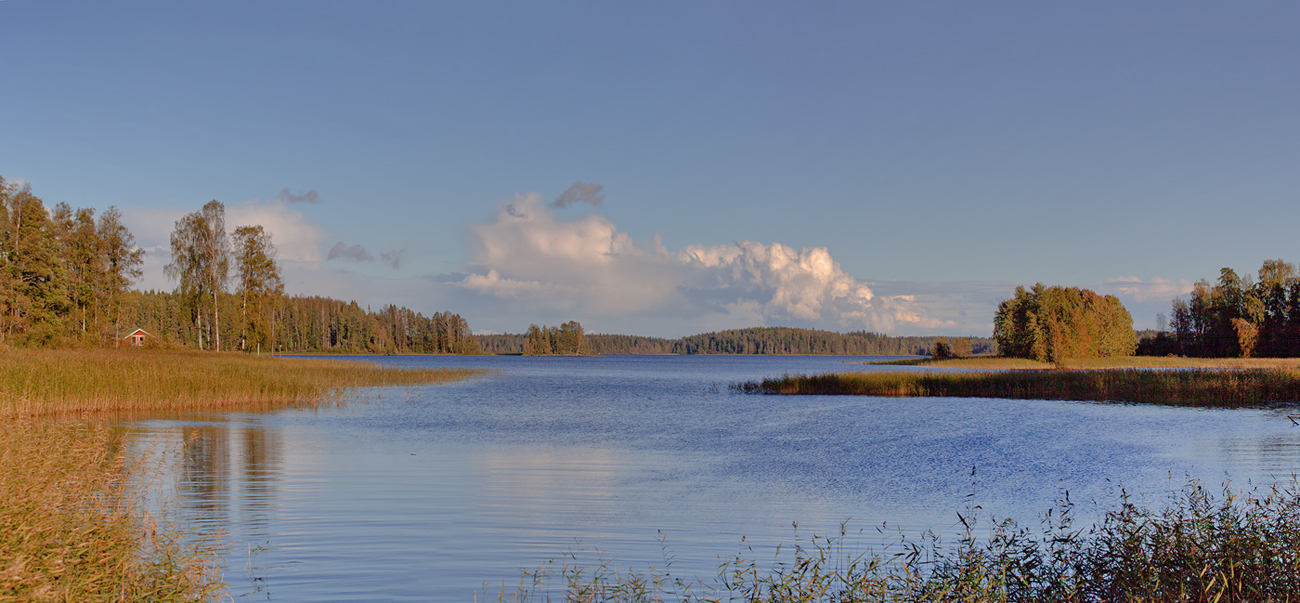 photo "***" tags: landscape, nature, autumn, clouds, water