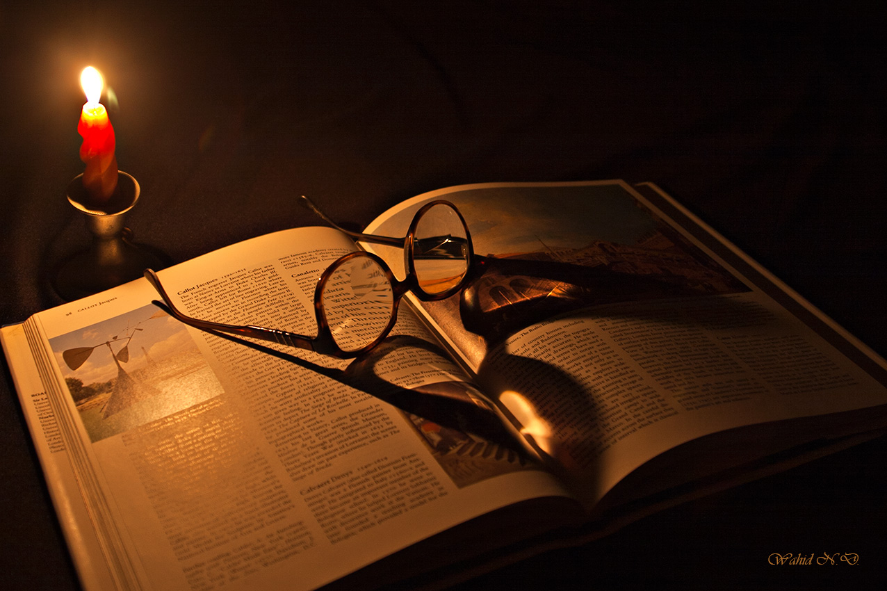 photo "Candle and the Book" tags: still life, 