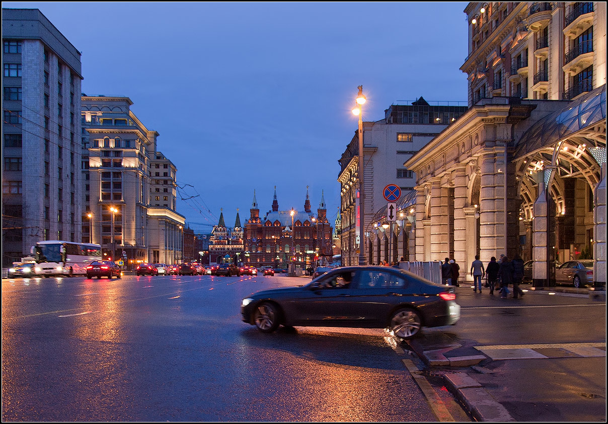 photo "Moscow night" tags: street, city, 