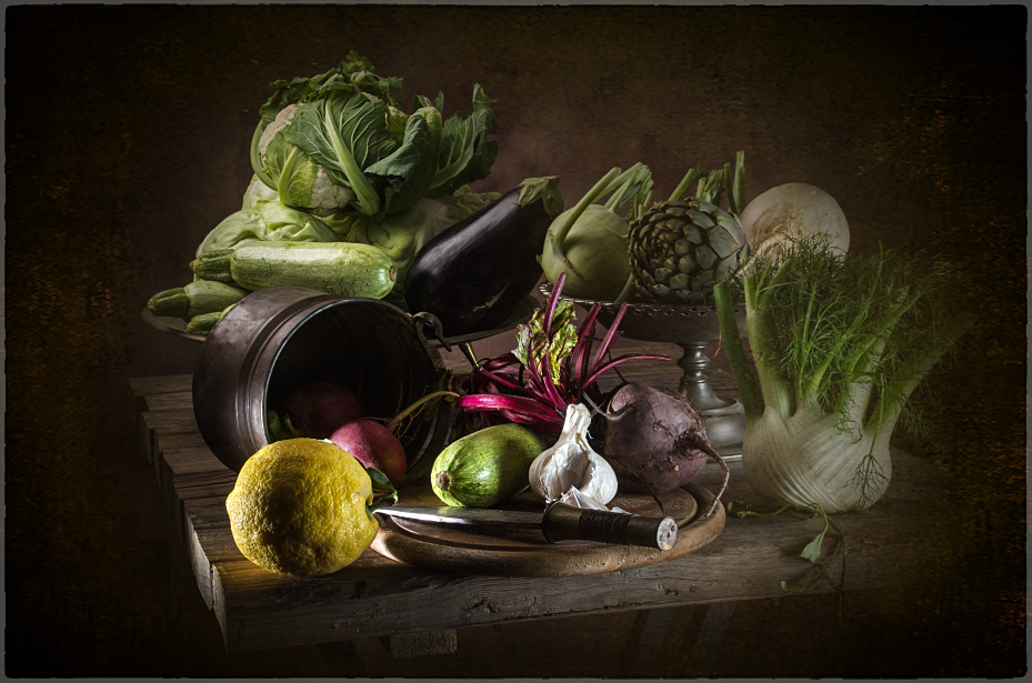 photo "With vegetables" tags: still life, old-time, With vegetables