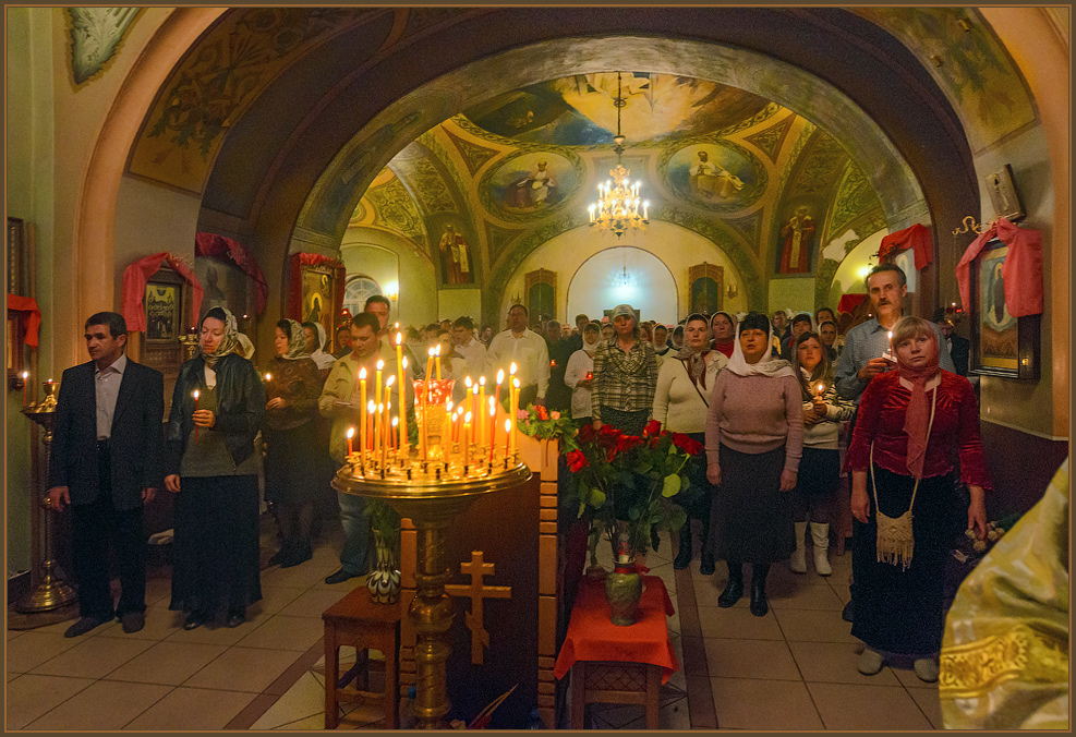 фото "Пасхальная служба" метки: репортаж, 