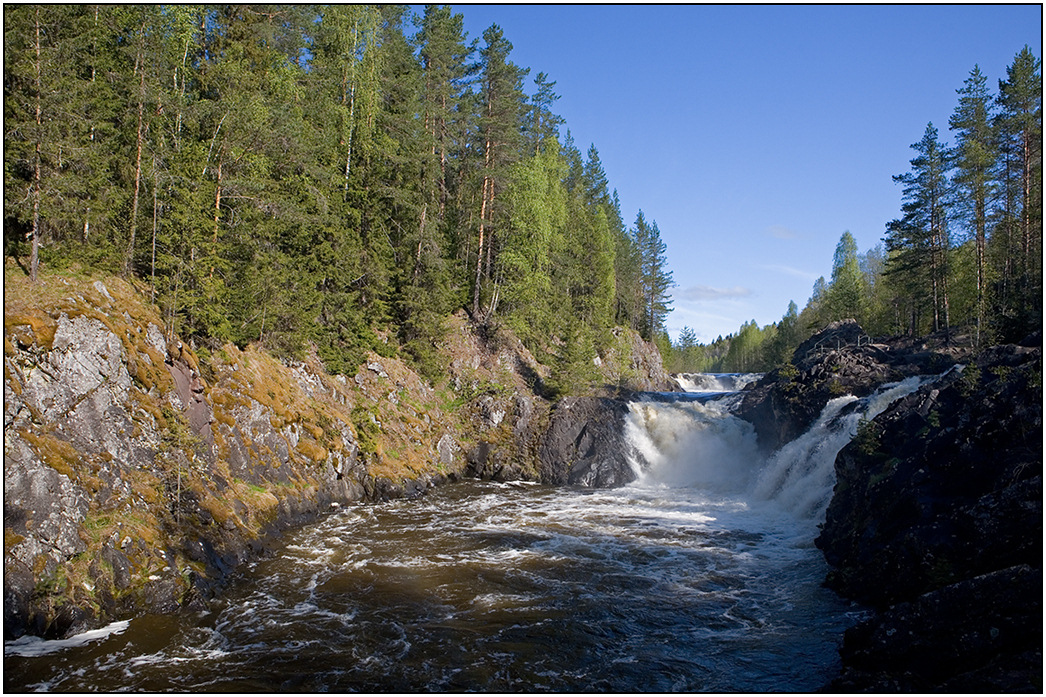 photo "Kivach" tags: landscape, Karelia, river, водопад