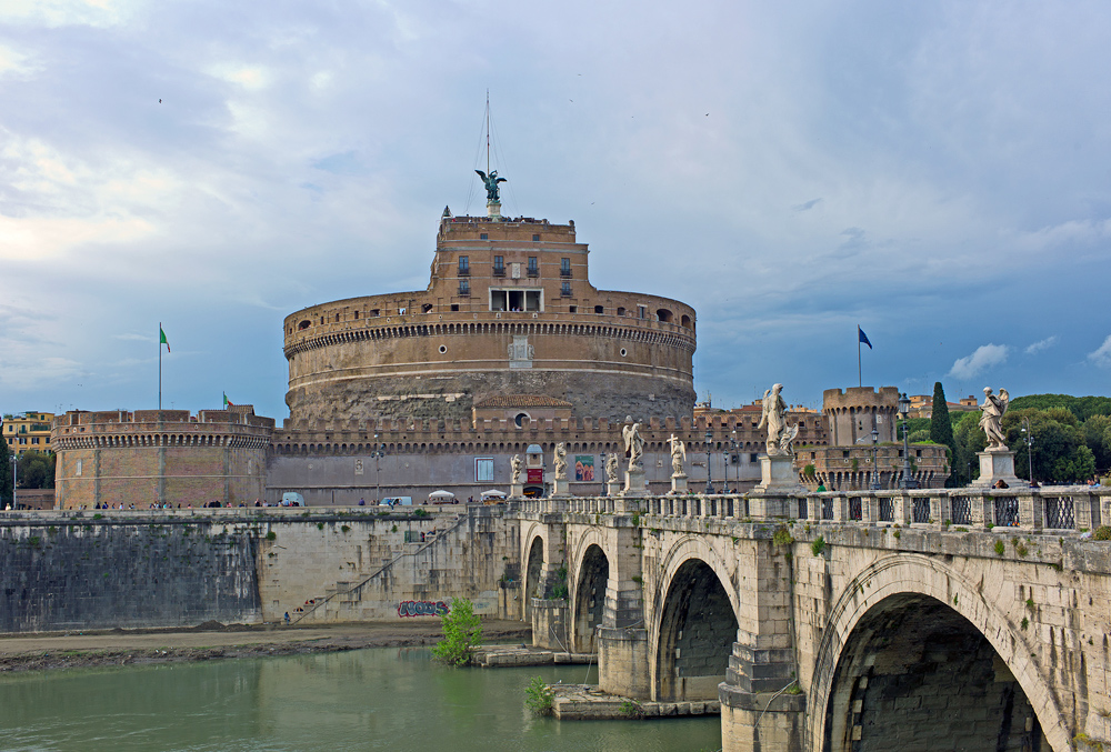 фото "Замок Ст.Анджело" метки: архитектура, Италия, Рим