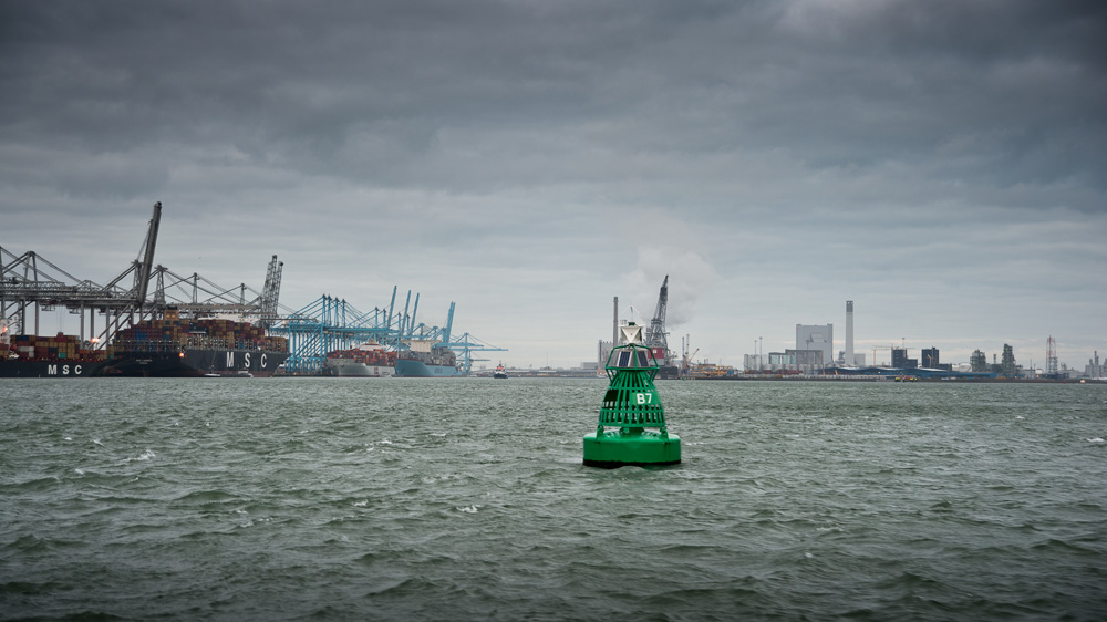 фото "The new "Maasvlakte 2", Rotterdam." метки: пейзаж, репортаж, Europe, Rotterdam, harbour, industrial