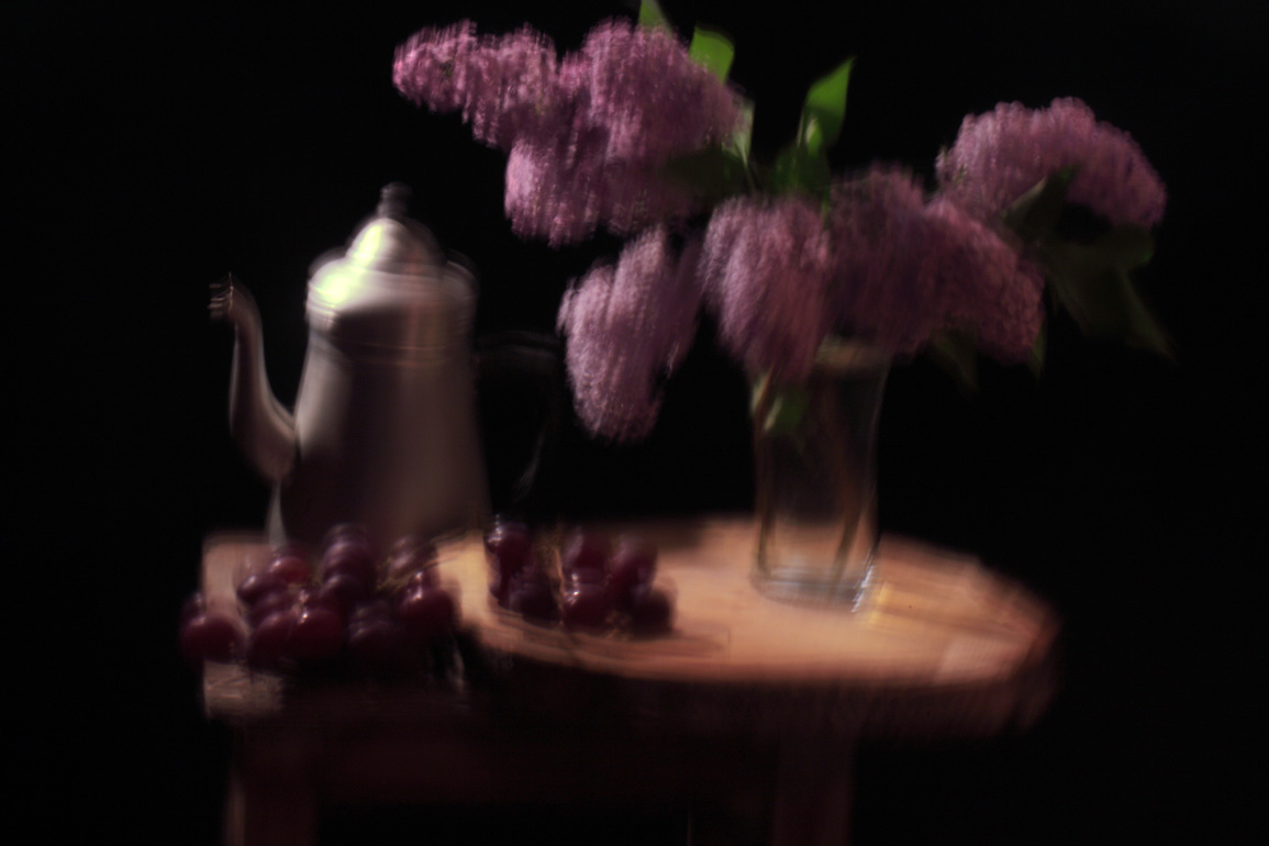 photo "***" tags: still life, виноград, сирень