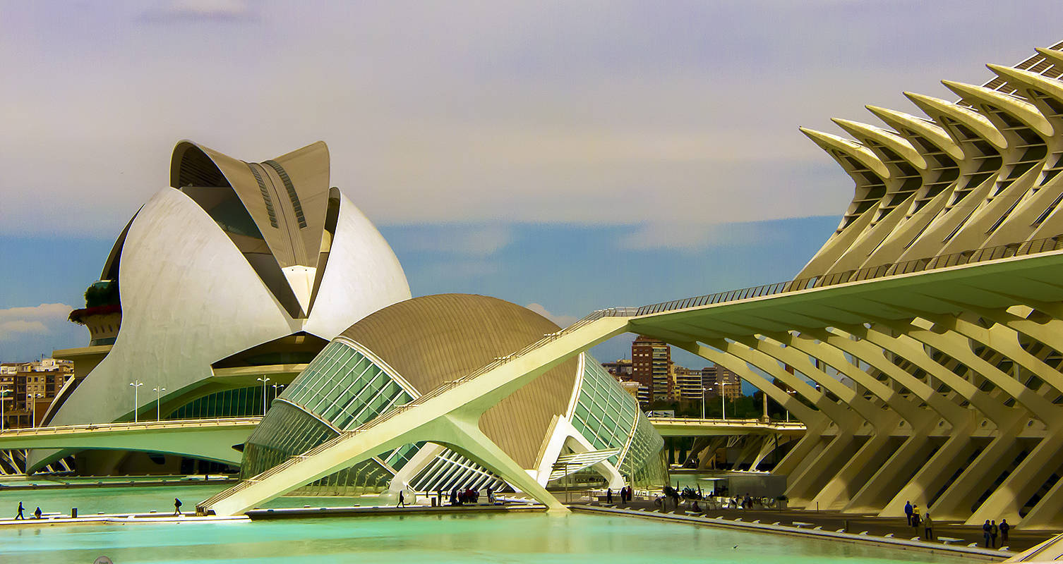 photo "City of the arts and the sciences" tags: landscape, 