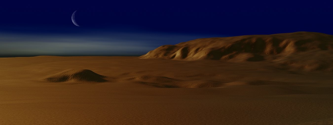 photo "***" tags: digital art, Moon, desert, matte painting, коллаж, сюрреализм