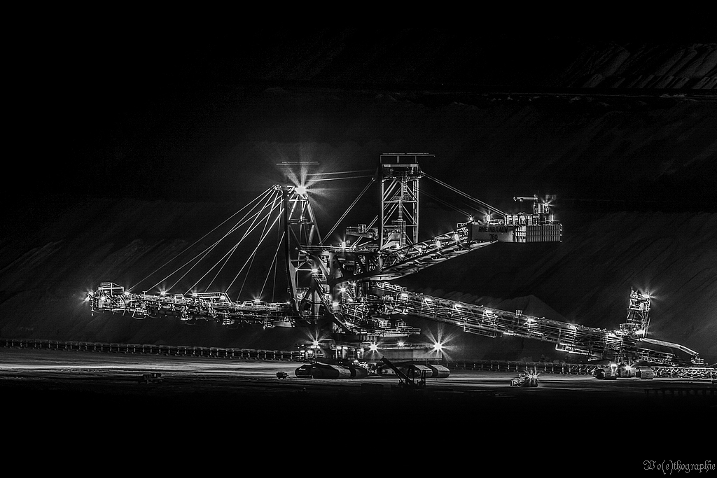 фото "Rheinbraun 760" метки: черно-белые, техника, 