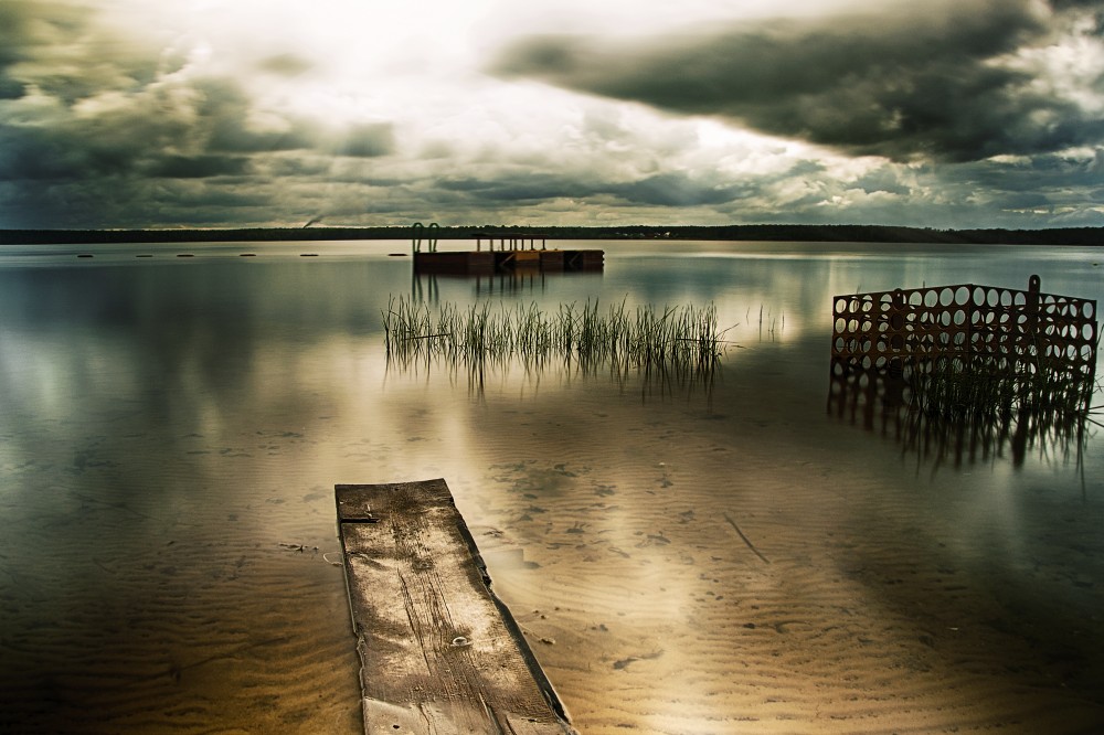 photo "Bridge To The Light" tags: landscape, озеро акакуль южный урал