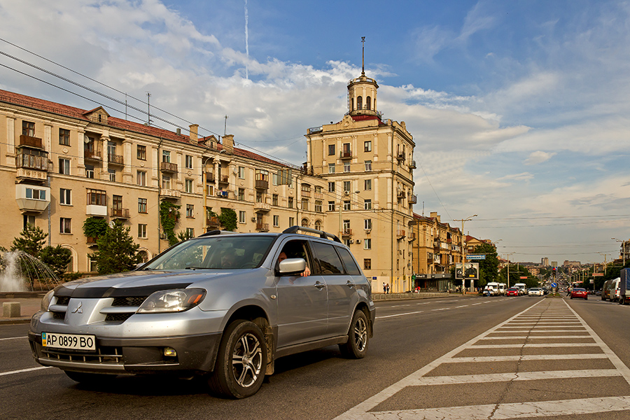фото "Вечерняя, городская..." метки: архитектура, город, Запорожье, Украина