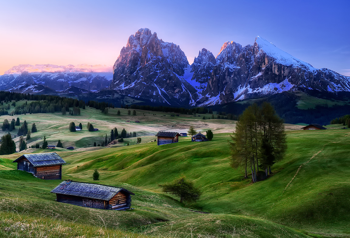 photo "***" tags: landscape, Dolomits, Europe, forest.sunrise, mountains, summer