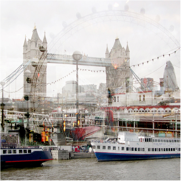 photo ""London", #2" tags: digital art, montage, city, 