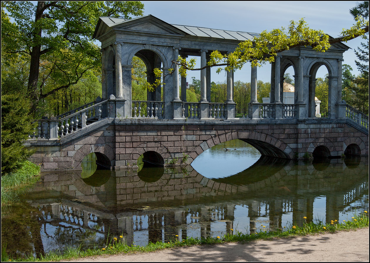 photo "Mramorny Bridge. Pushkin - Tsarskoye Selo" tags: architecture, landscape, 