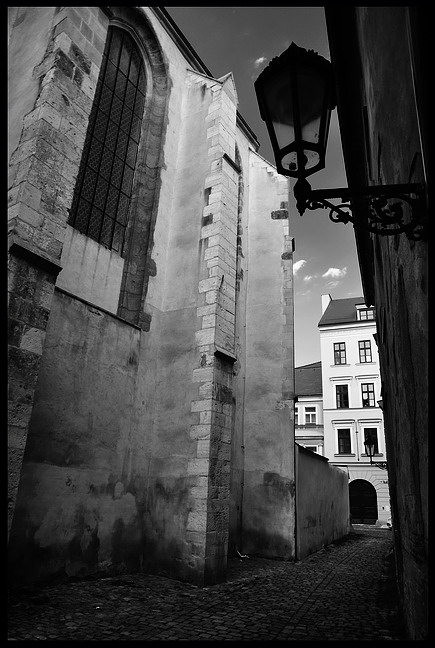 photo "Улочка-2" tags: black&white, Prag, Prague, Praha