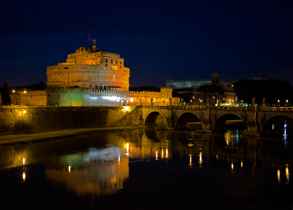 photo "Night in Rome" tags: landscape, Italy, Рим