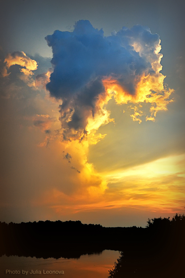 photo "Clouds" tags: landscape, nature, sky, summer, sunset