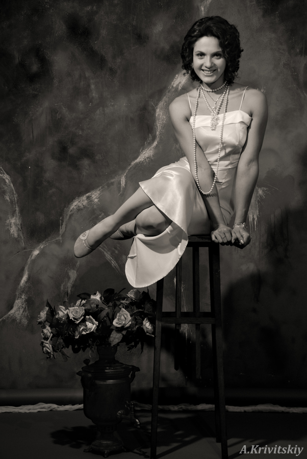 photo "Кривицкий" tags: black&white, portrait, актриса, кривицкий, позы, фототеатр