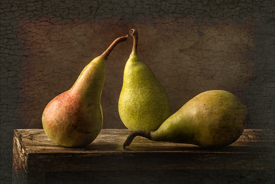 фото "Три груши" метки: натюрморт, ретро, Pears