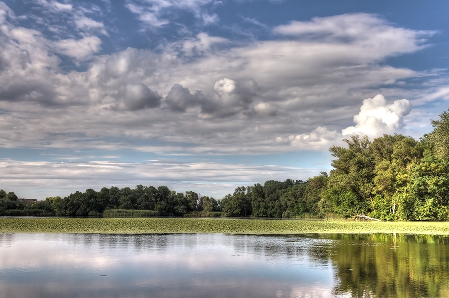 photo "***" tags: landscape, Dnieper, Ukraine, clouds, coast, gulf, sky, summer, Запорожье