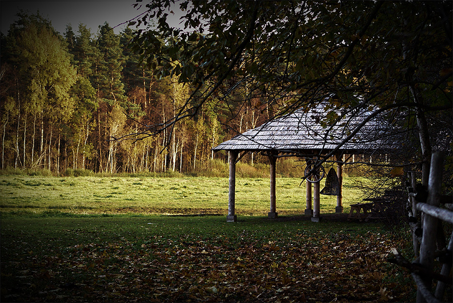 фото "Осень на хуторе" метки: пейзаж, деревня, лес, осень, поле, хутор