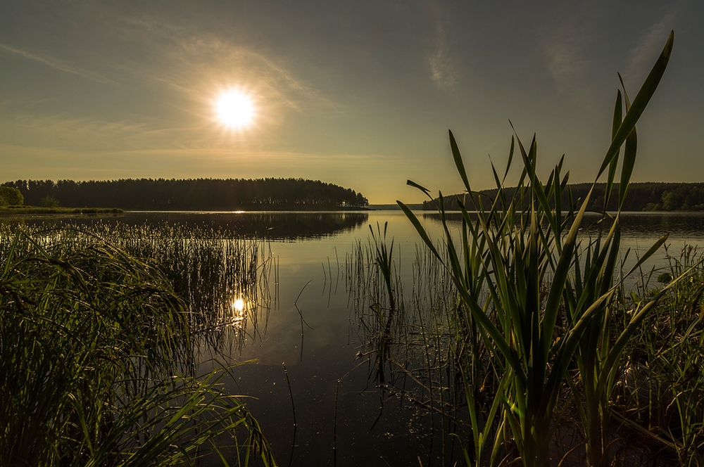 photo "***" tags: landscape, nature, clouds, forest, water