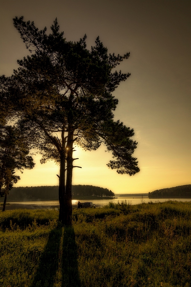 photo "***" tags: landscape, nature, clouds, forest, summer, water