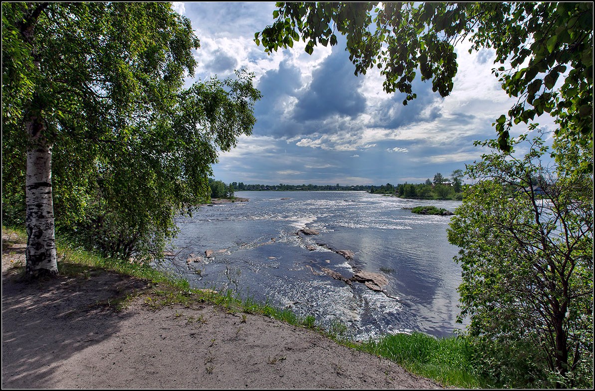 photo "Byelomorsk. river Vig" tags: landscape, 