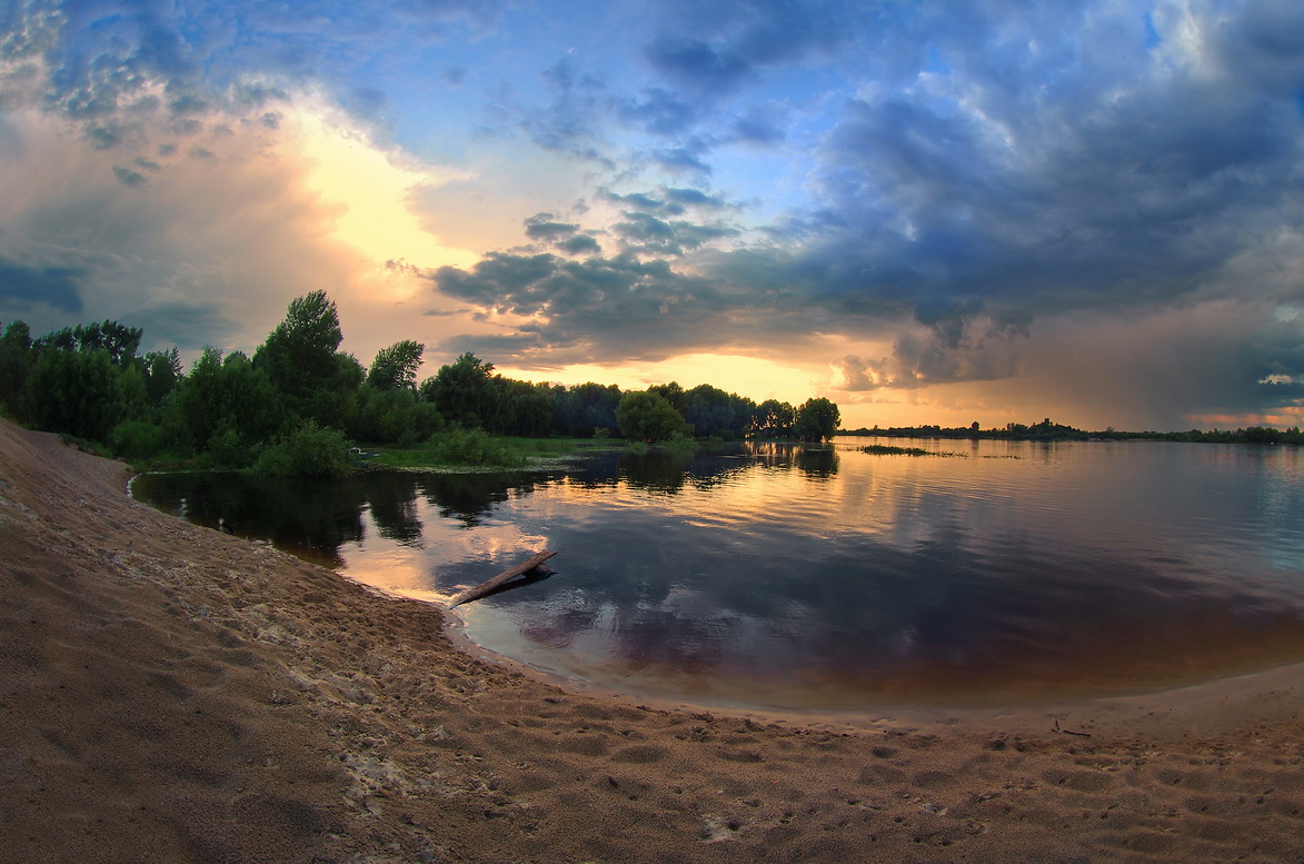 photo "***" tags: landscape, river, sunset, water