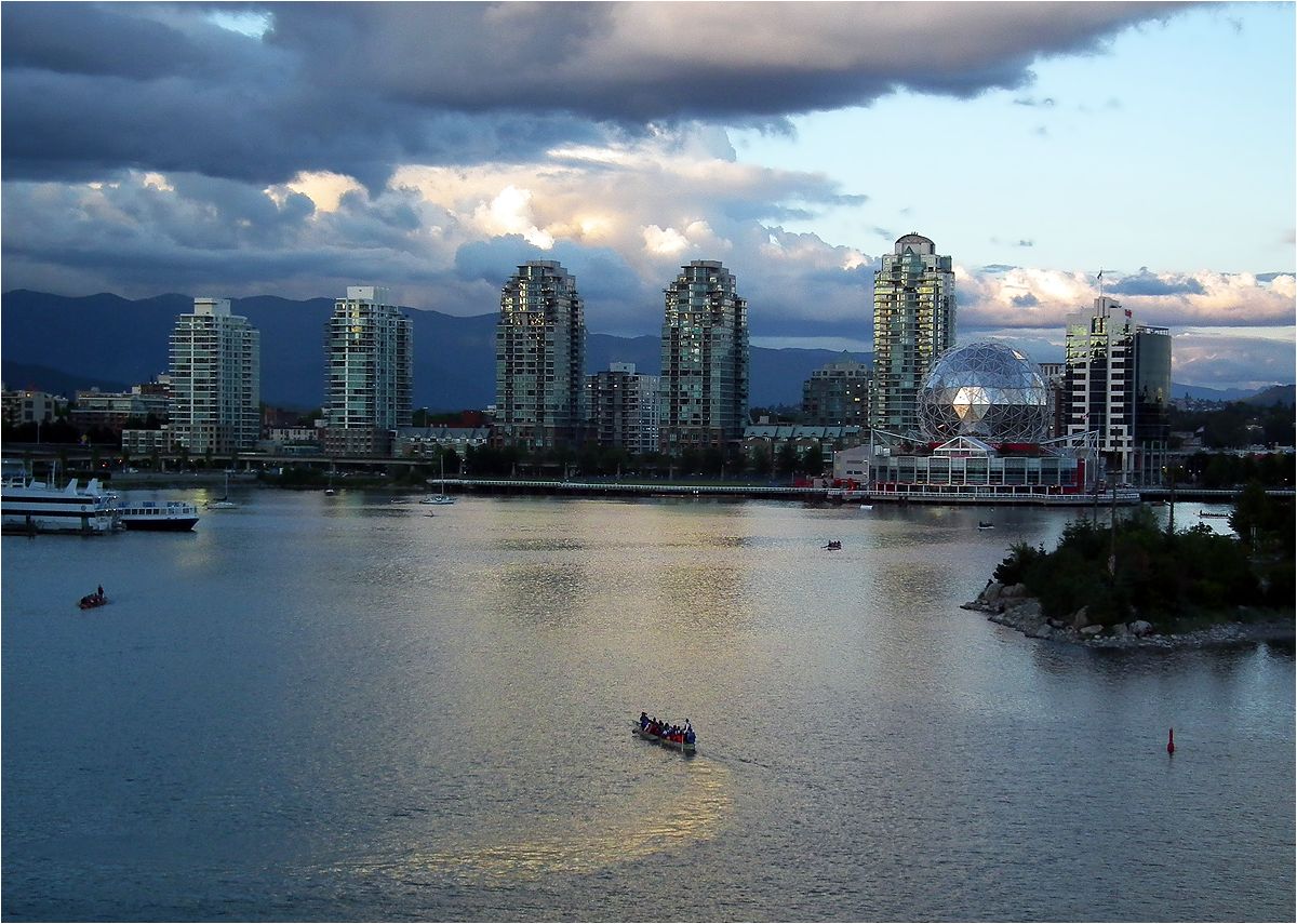 фото "Вечер уходящей непогоды." метки: путешествия, город, Canada, Vancouwer, Ванкувер, Канада