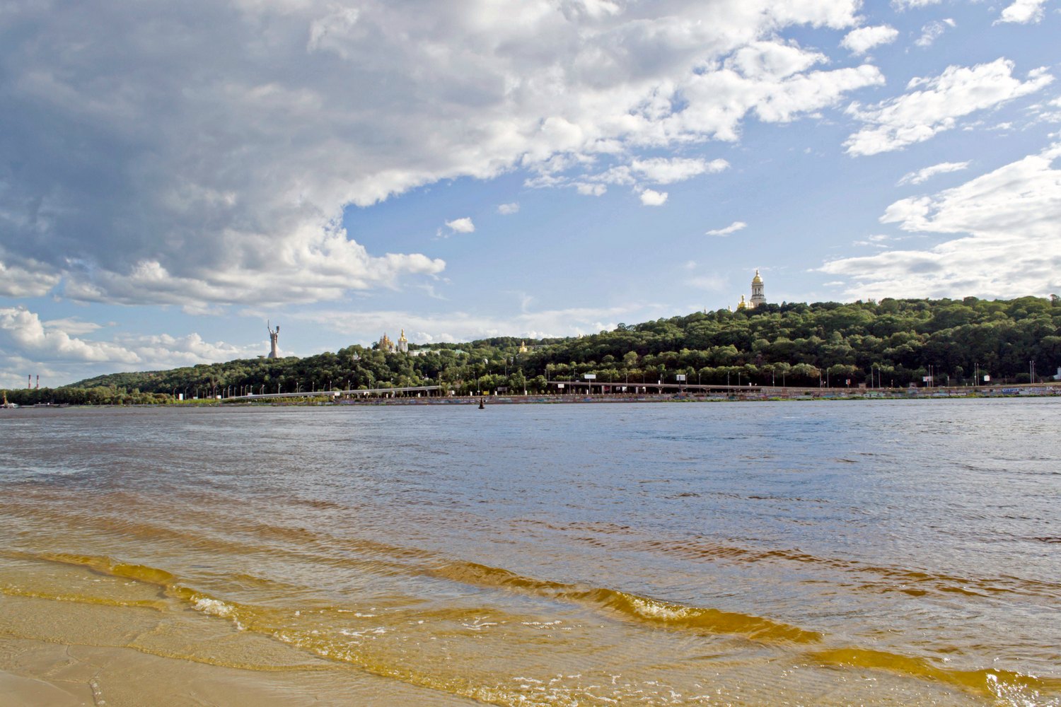 фото "Днепр широкий" метки: пейзаж, архитектура, Европа, вода, горы, лето, река