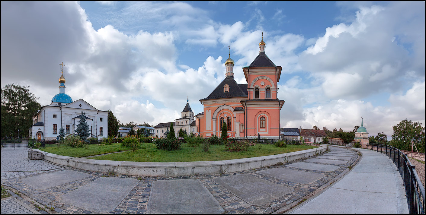 фото "панорама монастыря" метки: архитектура, панорама, Оптина, монастырь, пустынь