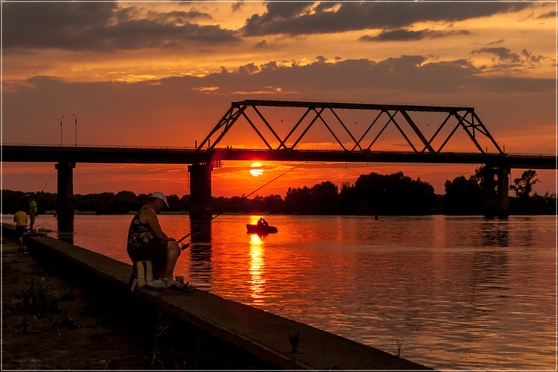 photo "***" tags: landscape, nature, summer, sunset, water