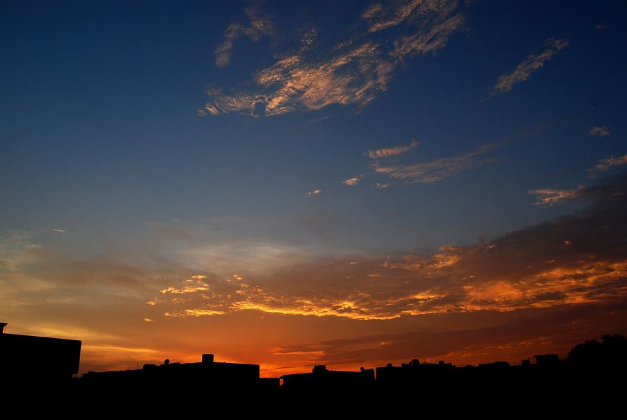 photo "Sunset" tags: nature, technics, clouds