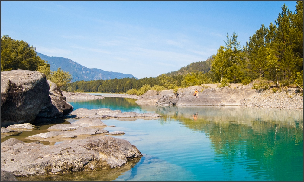 photo "On coast" tags: landscape, river, water