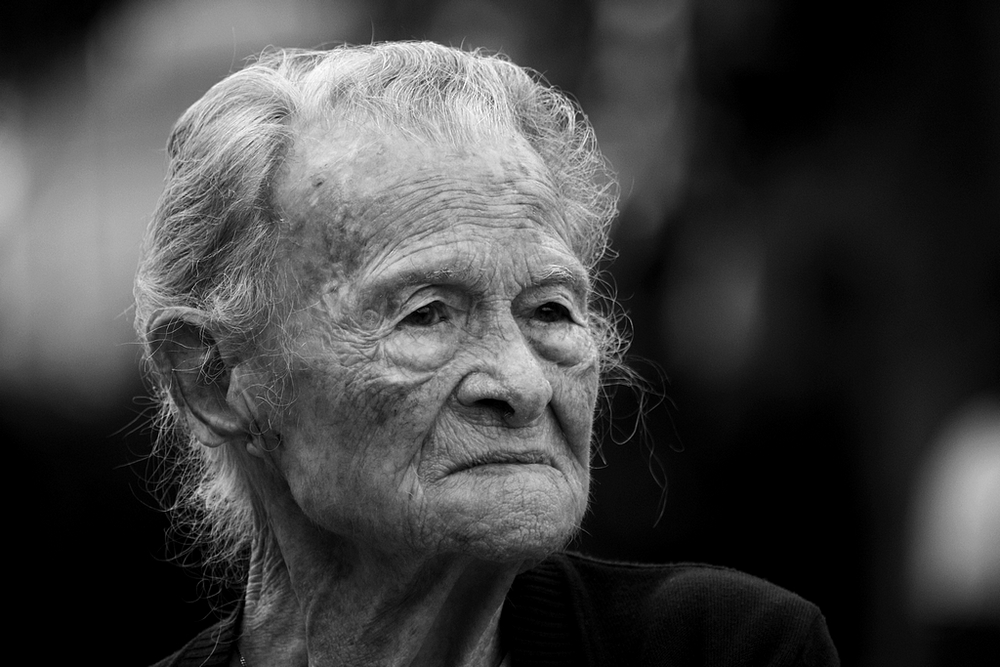 photo "Grandma Esser" tags: portrait, black&white, 