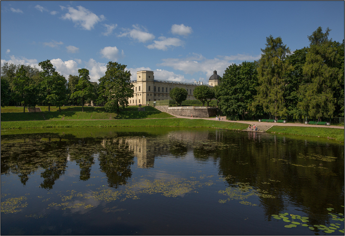 photo "Gatchina. Karpin pond" tags: landscape, architecture, pond, summer, Гатчина