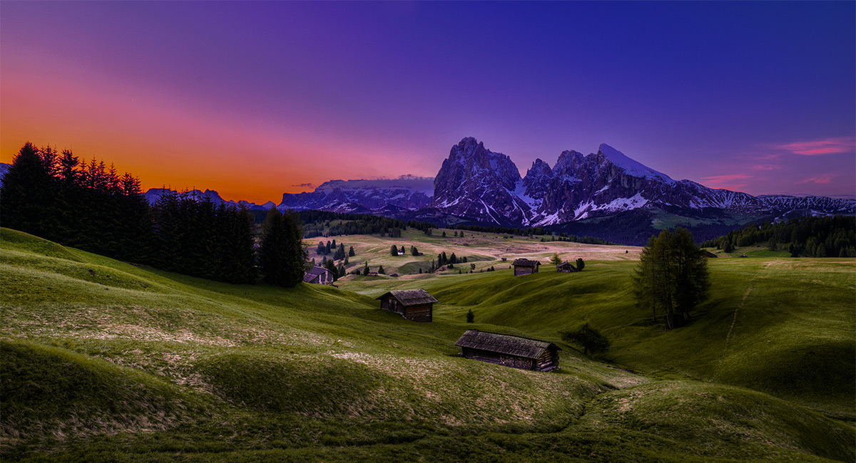 photo "Early Morning" tags: landscape, Dolomits, Europe, mountains, night, summer