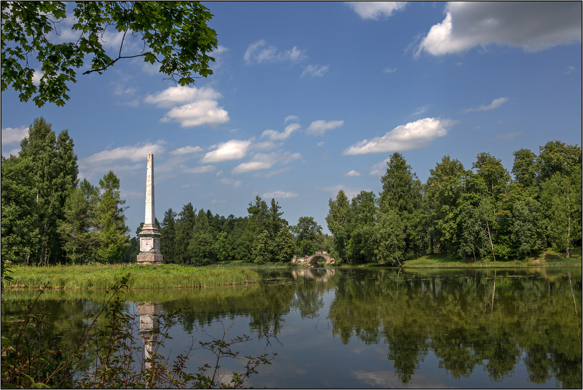 фото "Зарисовки Гатчинского парка (3)" метки: пейзаж, архитектура, Гатчина, Чесменский обелиск