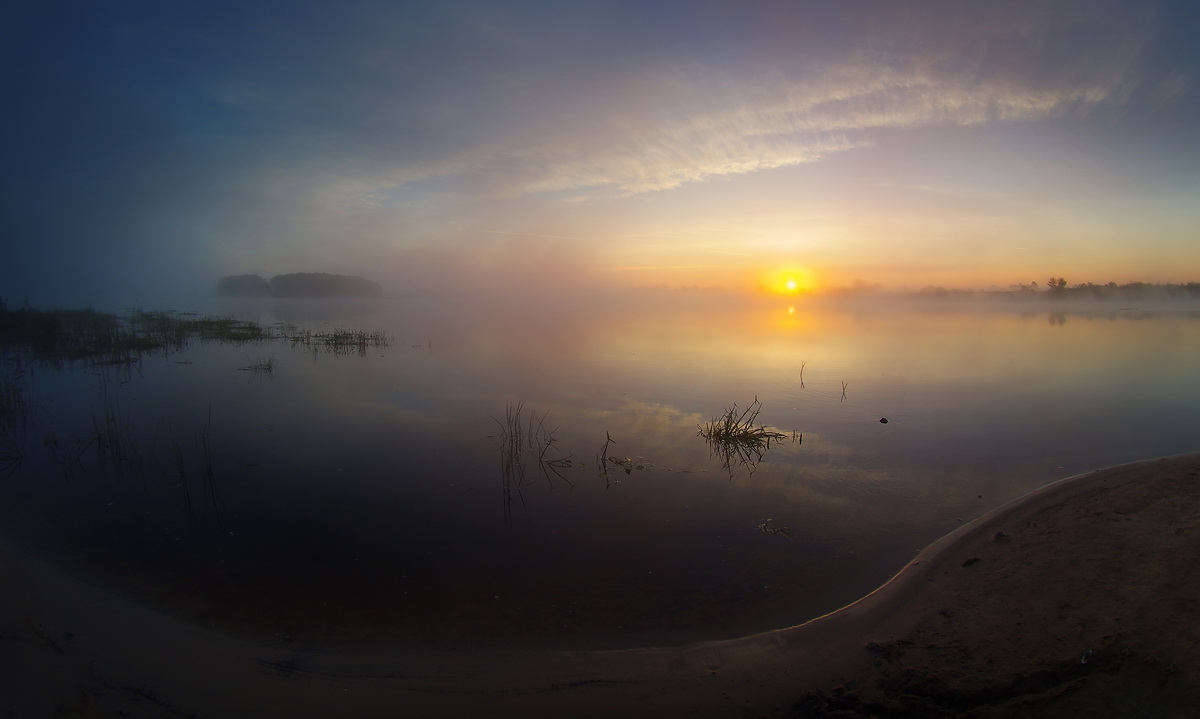 photo "***" tags: landscape, fog, morning, river