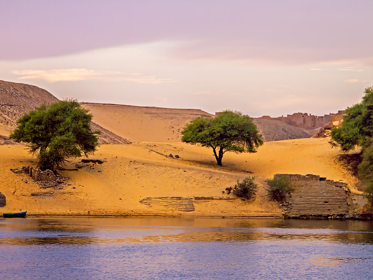 photo "ON THE NILE" tags: landscape, 