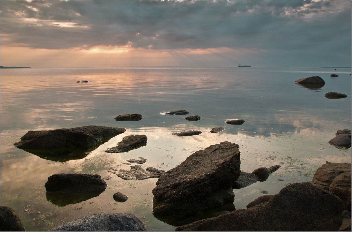 photo "***" tags: landscape, summer, sunset, water