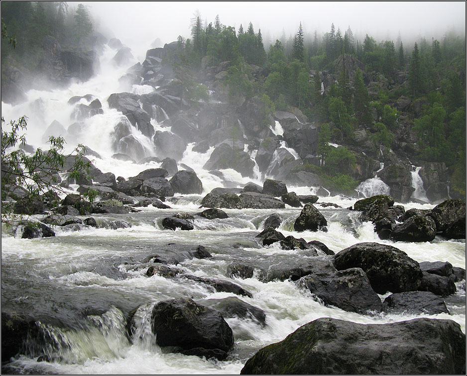 photo "Altai Mountains. Uchar waterfall." tags: landscape, travel, nature, Алтай