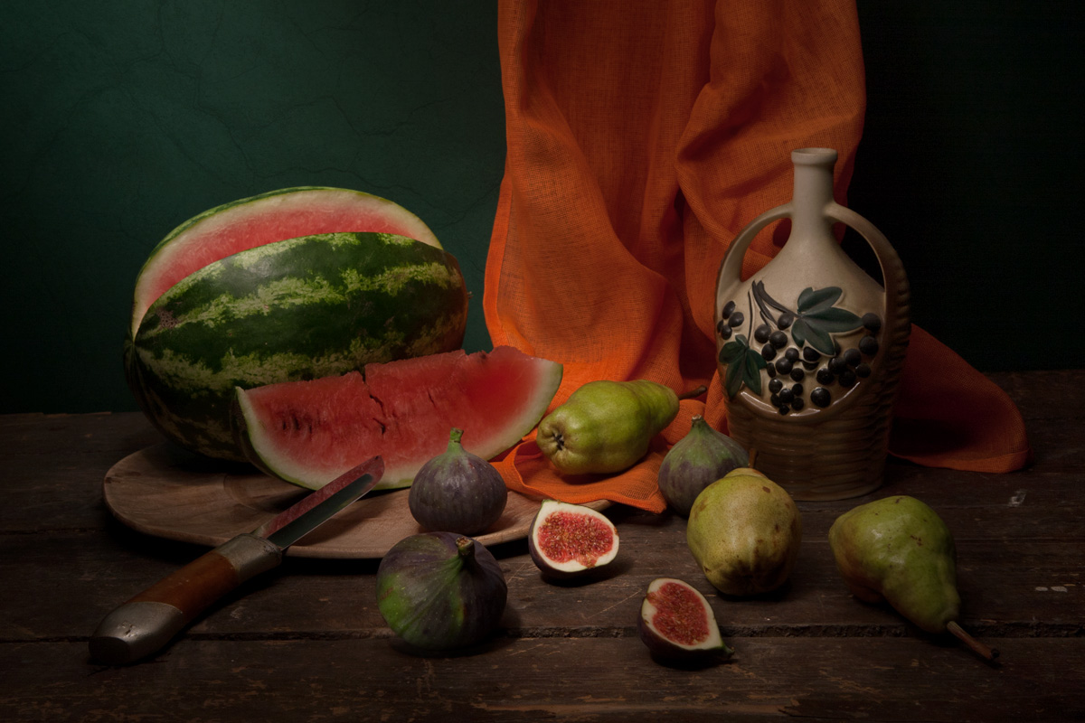 photo "Watermelon and pears" tags: still life, 