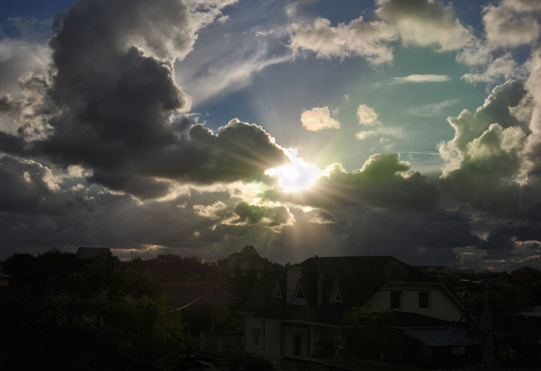 photo "***" tags: landscape, clouds, sunset