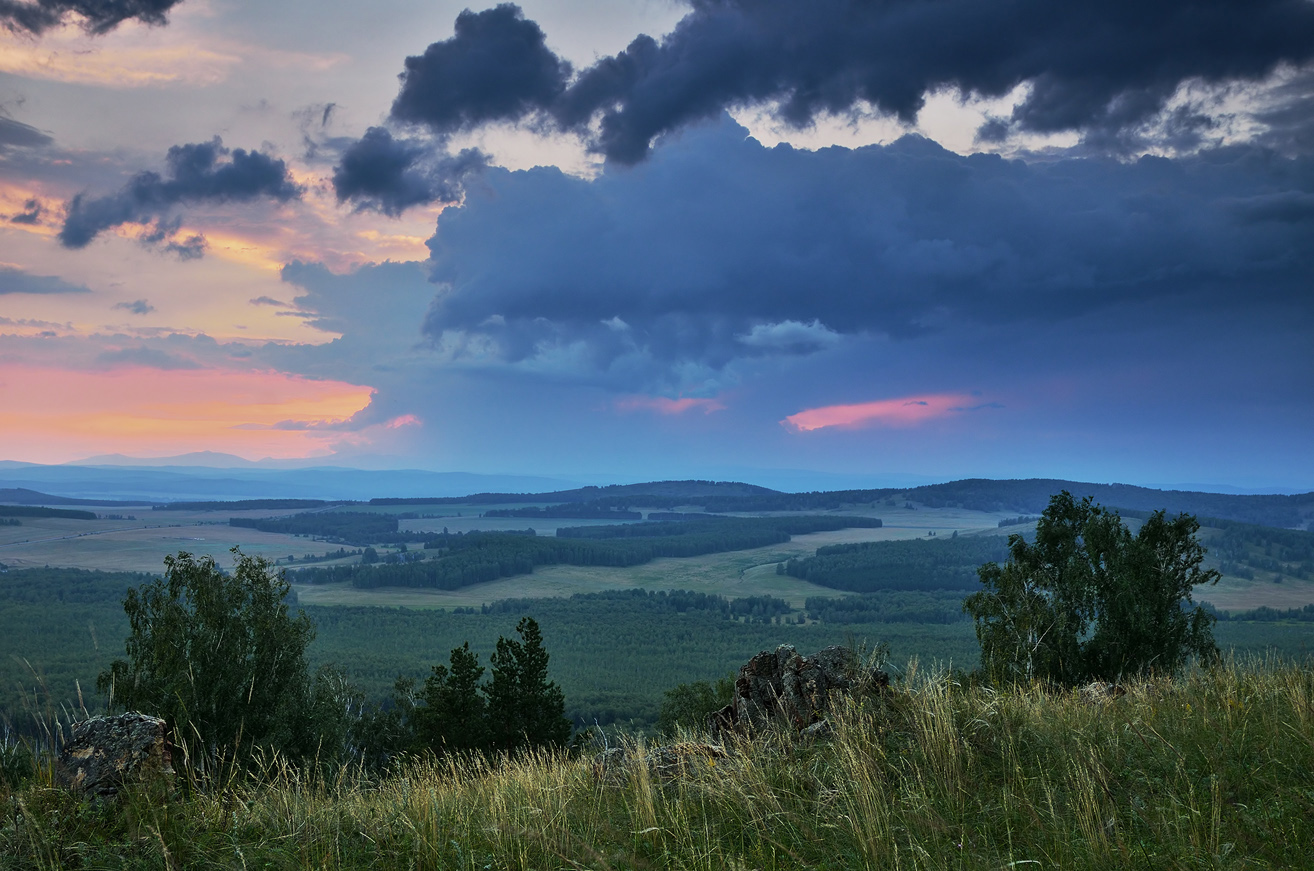 photo "***" tags: landscape, clouds, sky, summer, sunset