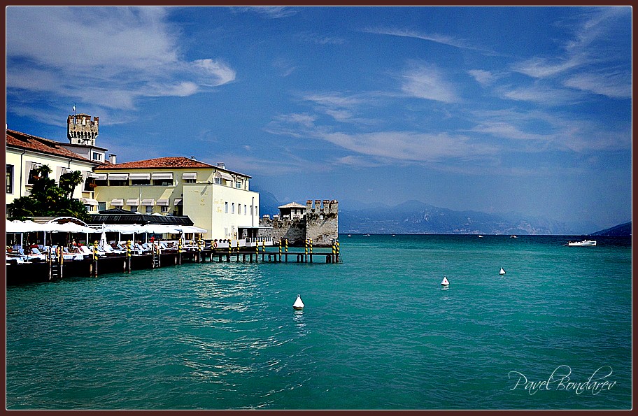 фото "Lago di Garda - Grand Hotel Terme" метки: пейзаж, Европа, Италия, вода, горы