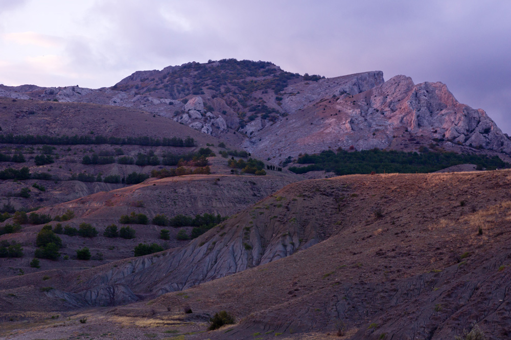 photo "Evening" tags: landscape, nature, Crimea, mountains, sunset