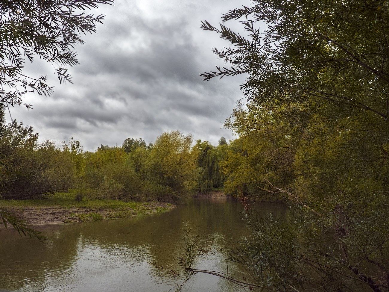 photo "***" tags: landscape, nature, autumn, clouds, water, деревья